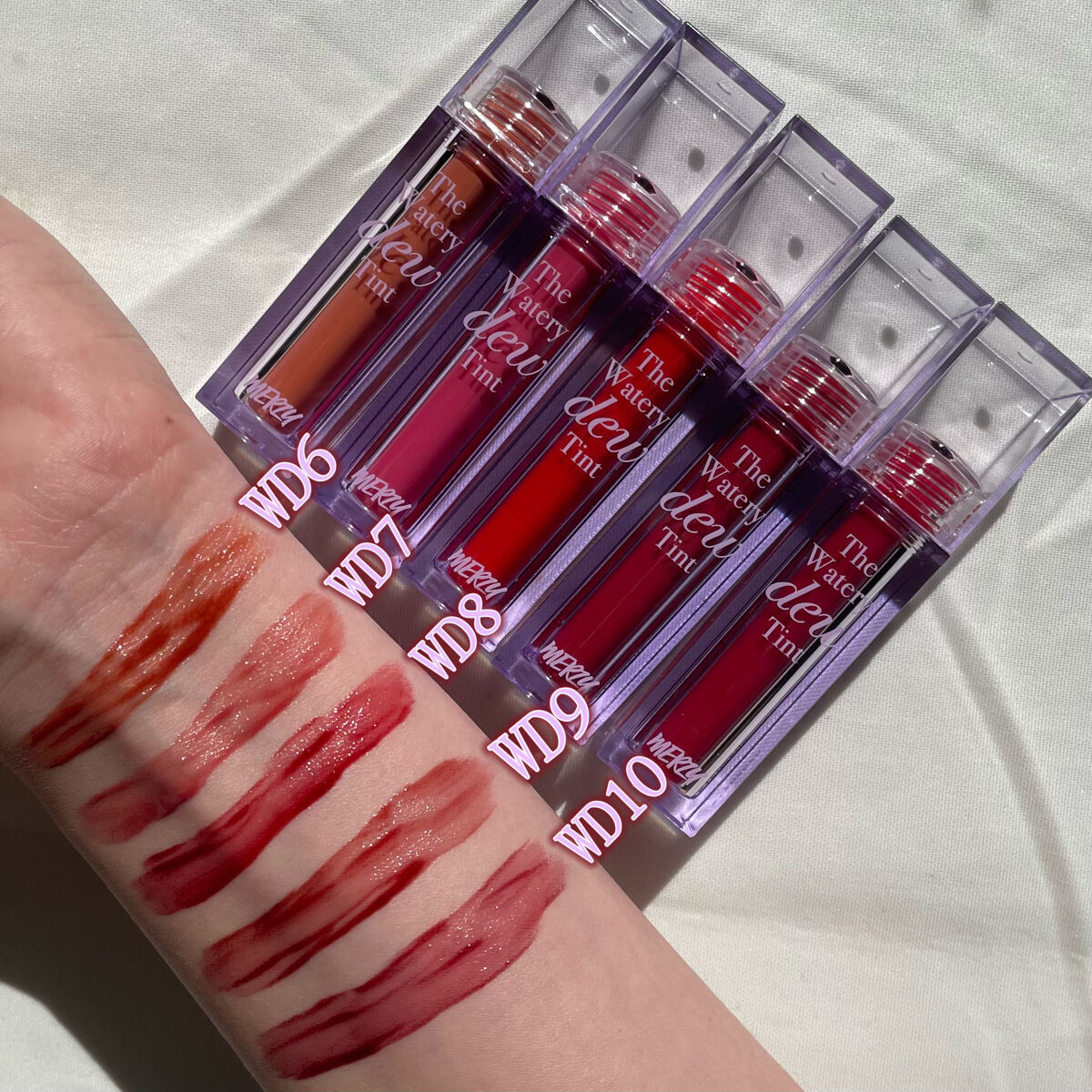 ザ ウォータリーデューティント/MERZY/リップティントを使ったクチコミ（3枚目）