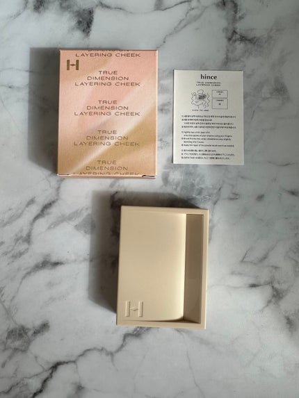 トゥルーディメンションレイヤリングチーク/hince/パウダーチークを使ったクチコミ(1枚目)