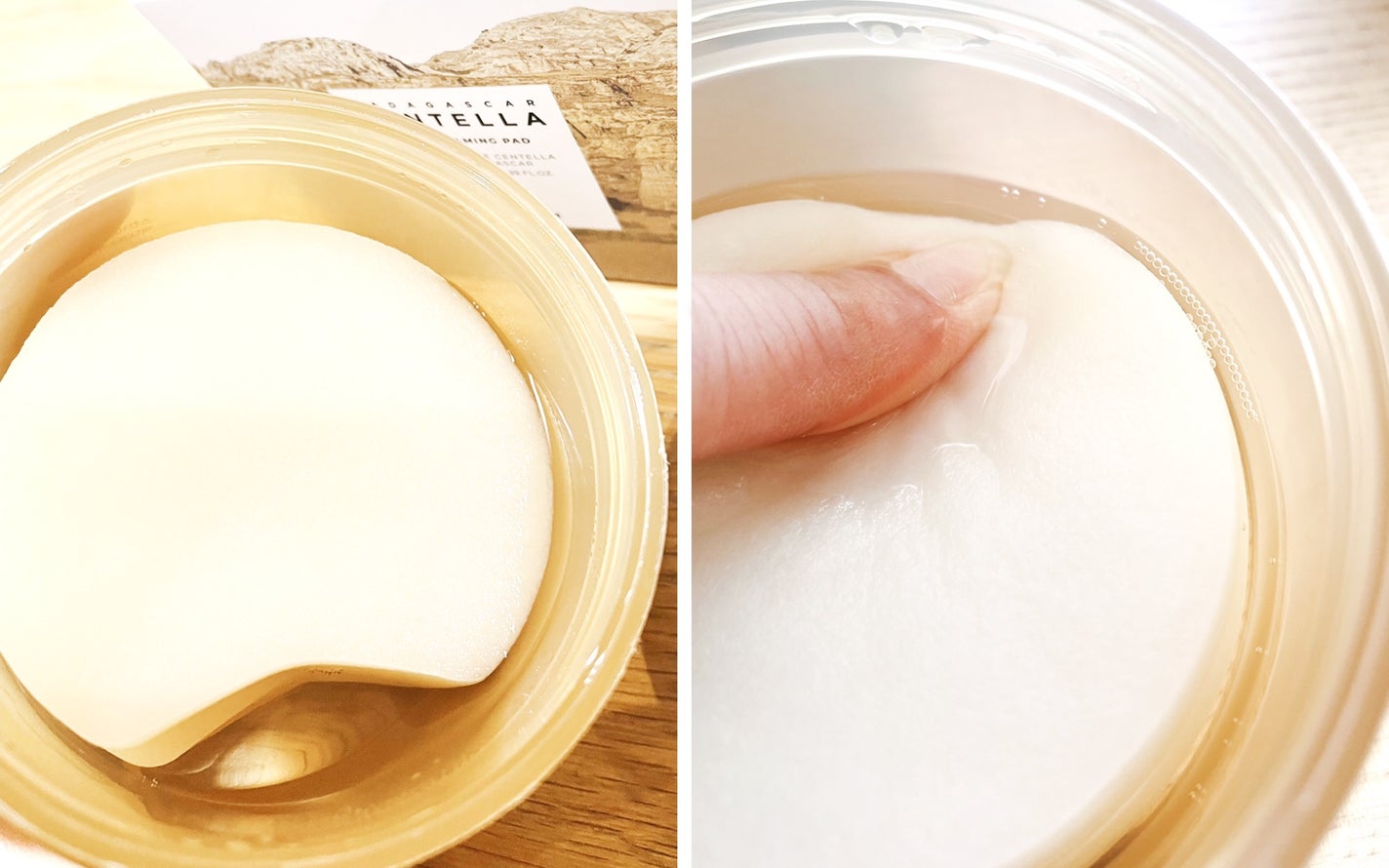 センテラ クイックカーミングパッド/SKIN1004/トナーパッドを使ったクチコミ(2枚目)