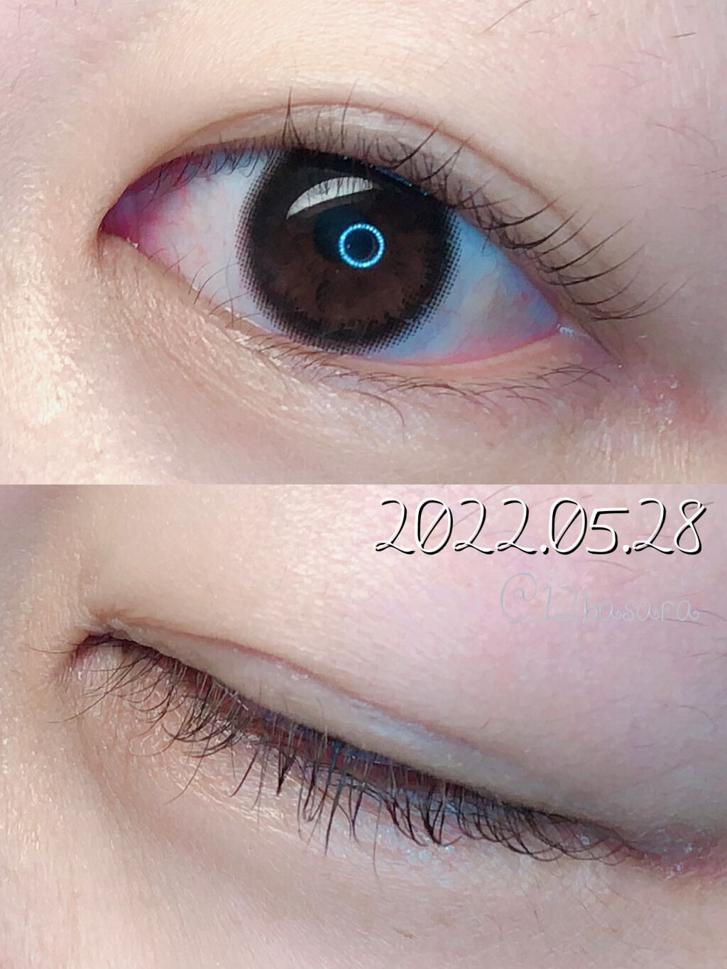 アイラッシュセラム100EX/COSNORI/まつげ美容液を使ったクチコミ（3枚目）