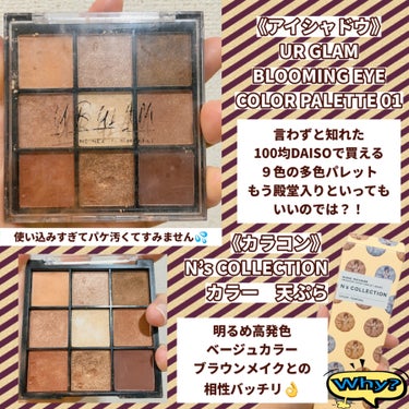 UR GLAM　BLOOMING EYE COLOR PALETTE/U R GLAM/アイシャドウパレットを使ったクチコミ（2枚目）