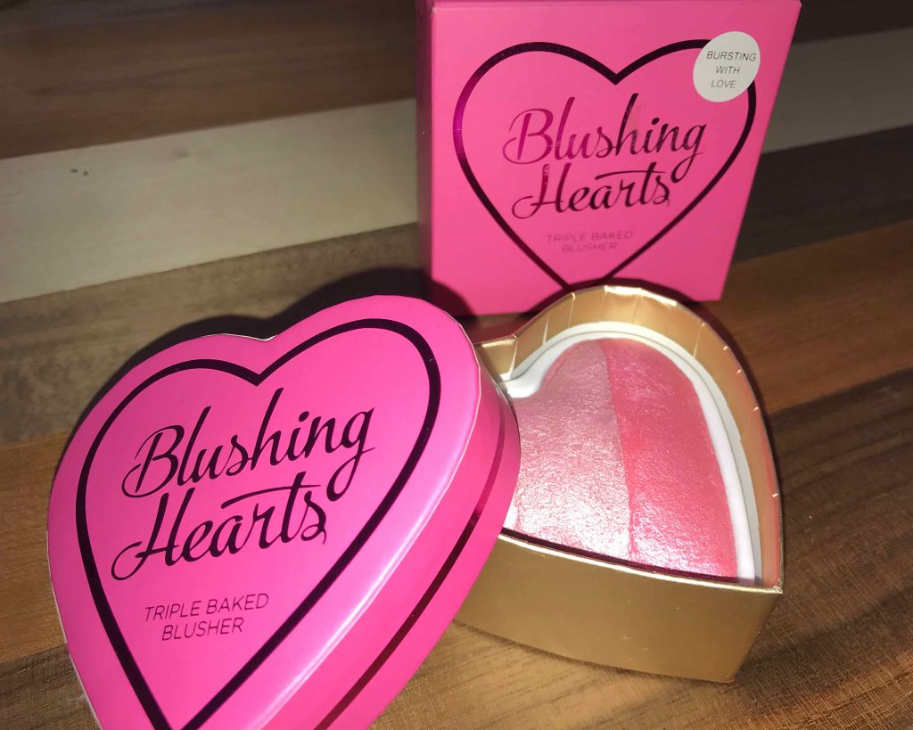 ブラッシング ハート/MAKEUP REVOLUTION/パウダーチークを使ったクチコミ（1枚目）
