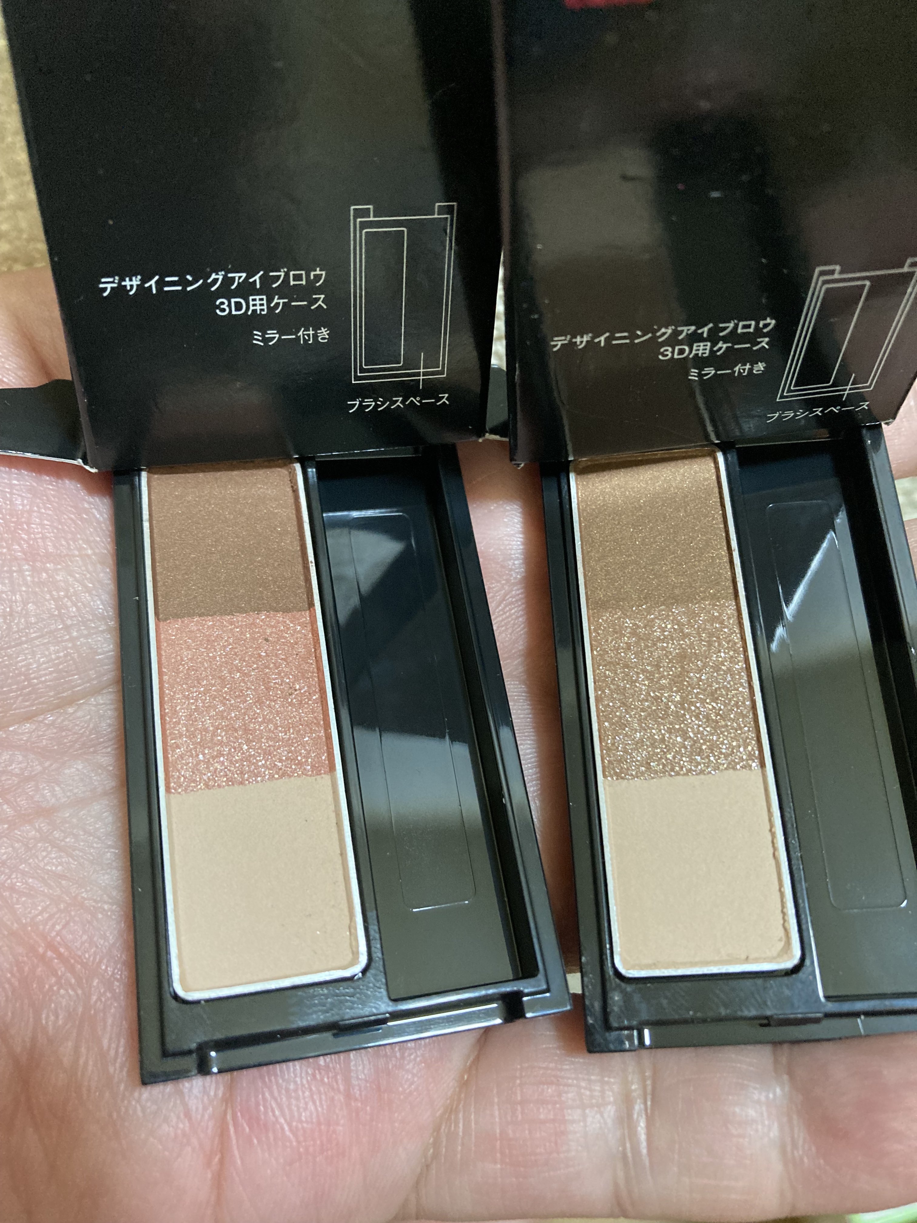 ケイト デザイニングアイブロウ3D/KATE/パウダーアイブロウを使ったクチコミ（3枚目）