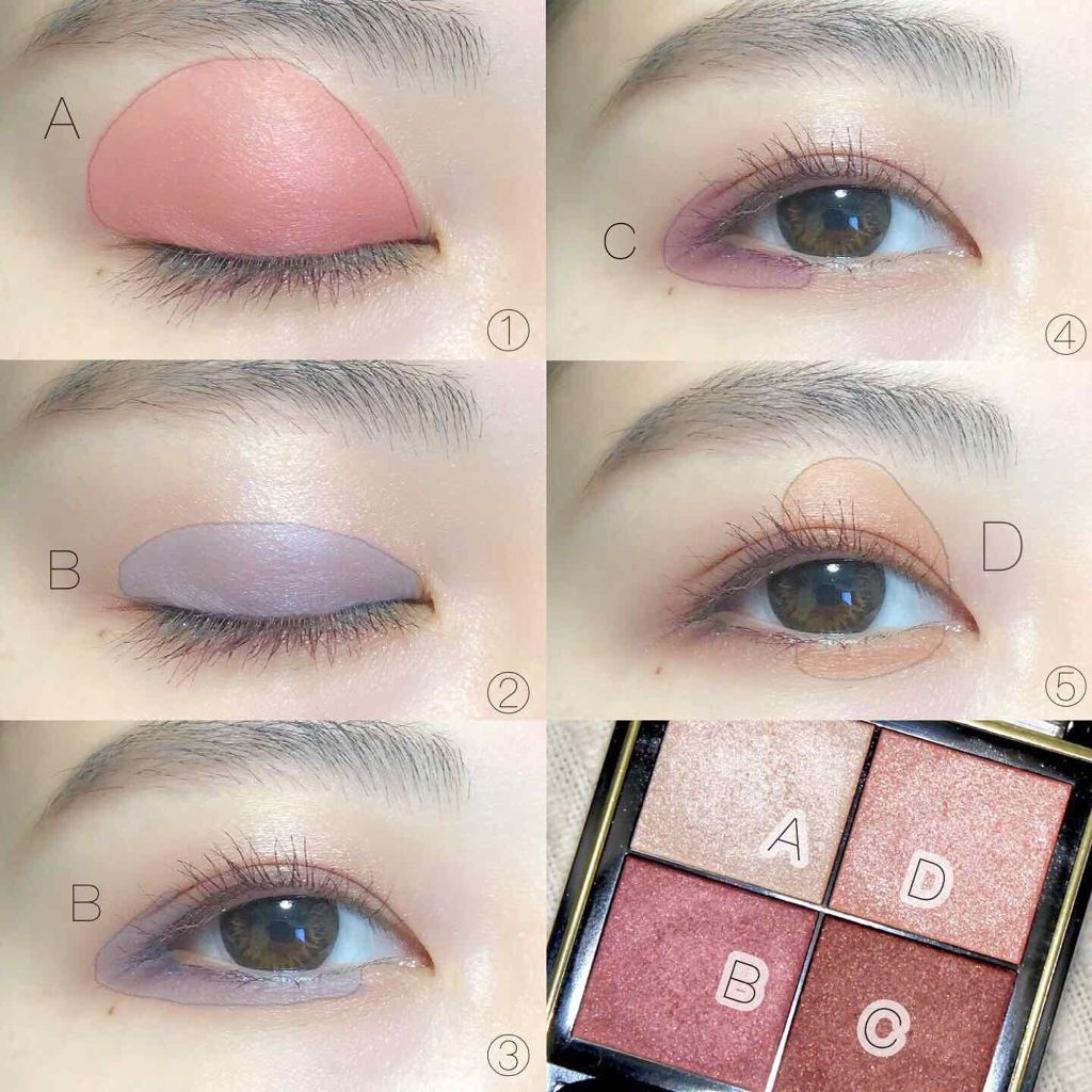 リアルクローズシャドウ/excel/アイシャドウパレットを使ったクチコミ（2枚目）