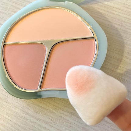 TIMAGE 3色チークパレット/TIMAGE/パウダーチークを使ったクチコミ(5枚目)