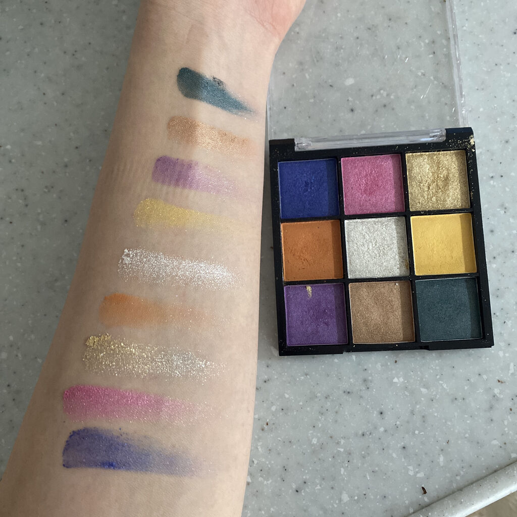 UR GLAM　BLOOMING EYE COLOR PALETTE/U R GLAM/アイシャドウパレットを使ったクチコミ（2枚目）