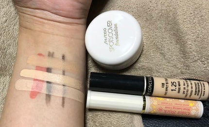 スポッツカバー ファウンデイション/SHISEIDO/クリームコンシーラーを使ったクチコミ(6枚目)