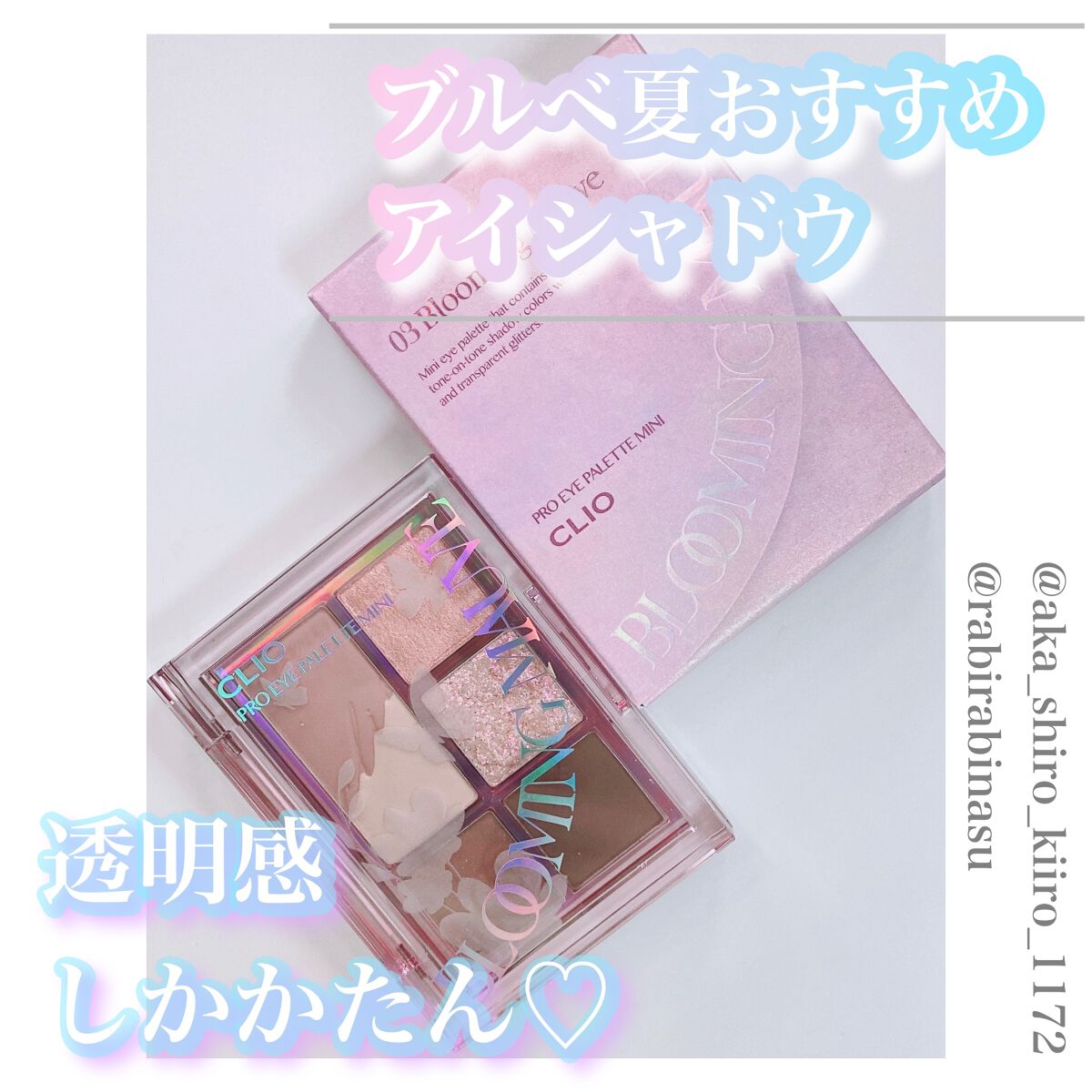 プロ アイパレット ミニ/CLIO/アイシャドウパレットを使ったクチコミ（1枚目）