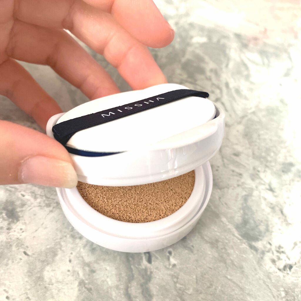 M クッション ファンデーション(モイスチャー)/MISSHA/クッションファンデーションを使ったクチコミ（3枚目）