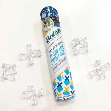 バティスト ヘアリフレッシュスプレー ダメージコントロールのクチコミ「シュッと吹き付けて使う、容量120gスプレーボトル。白に、黄、青、水色と夏の季節にも良さそうな.....」(1枚目)