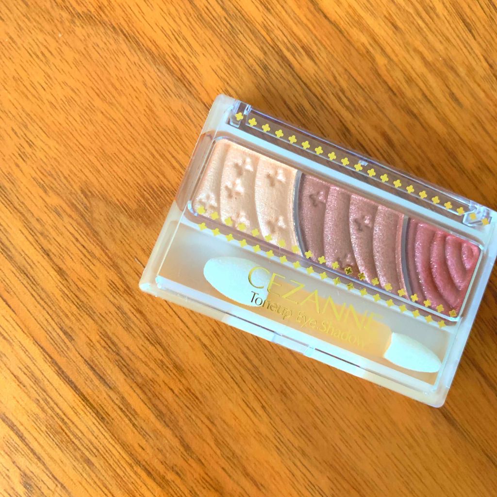 トーンアップアイシャドウ/CEZANNE/アイシャドウパレットを使ったクチコミ(1枚目)