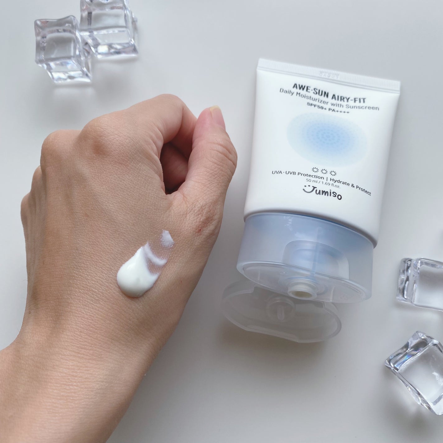 AWE・SUN AIRY-FIT Daily Moisurizer With Sunscreen/JUMISO/日焼け止めクリームを使ったクチコミ(2枚目)