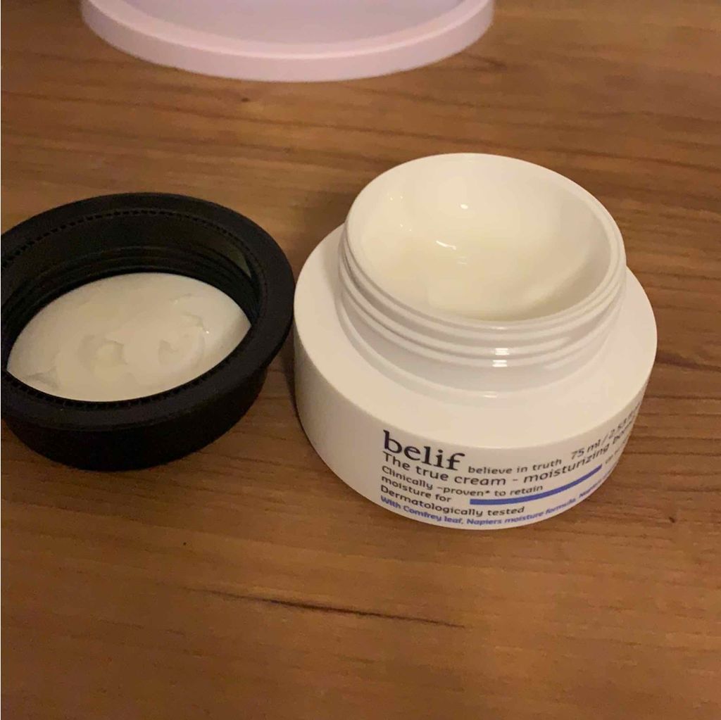 ザ トゥルー モイスチャライジング クリーム/belif/フェイスクリームを使ったクチコミ（1枚目）