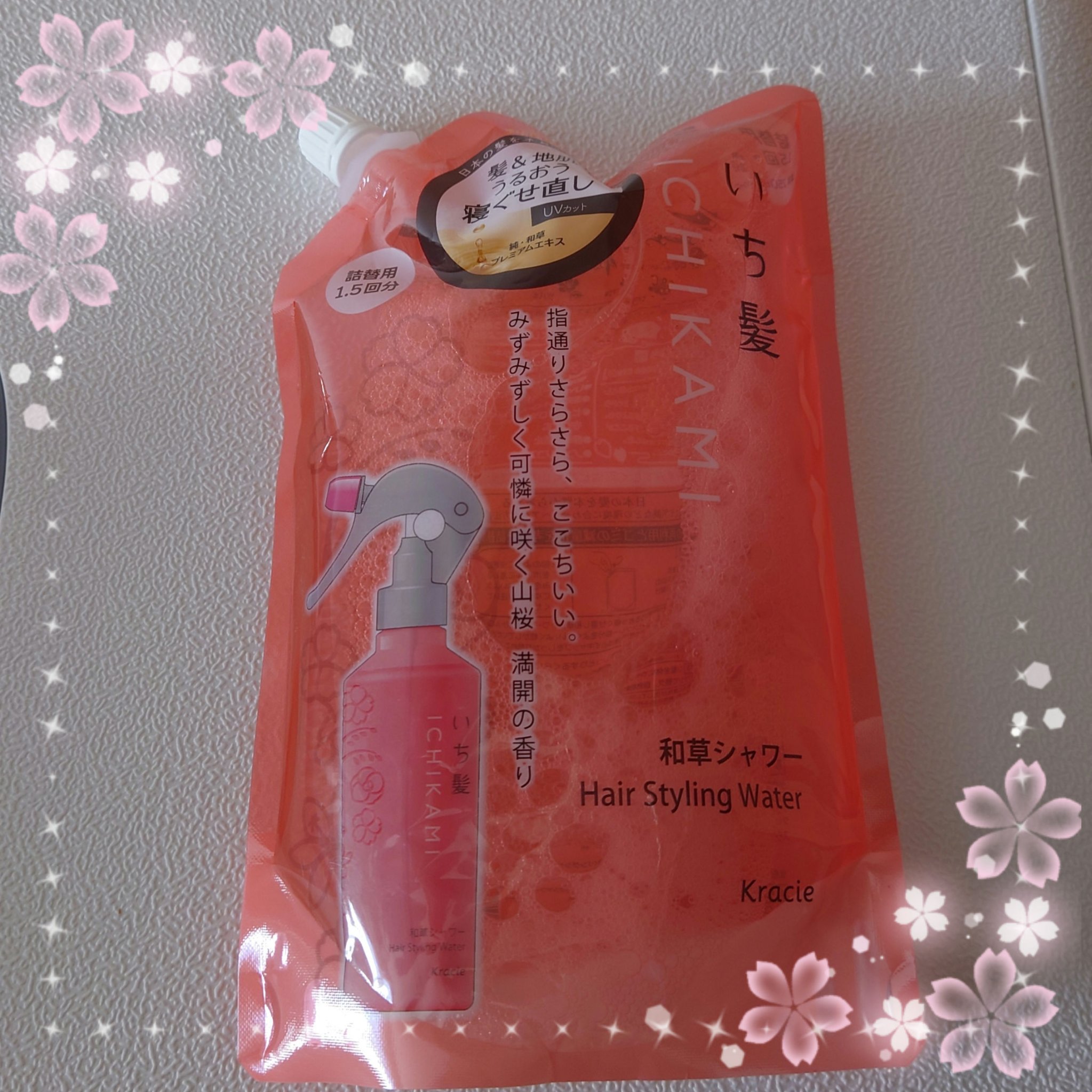 髪＆地肌うるおう寝ぐせ直し和草シャワー/いち髪/ヘアミストを使ったクチコミ（1枚目）