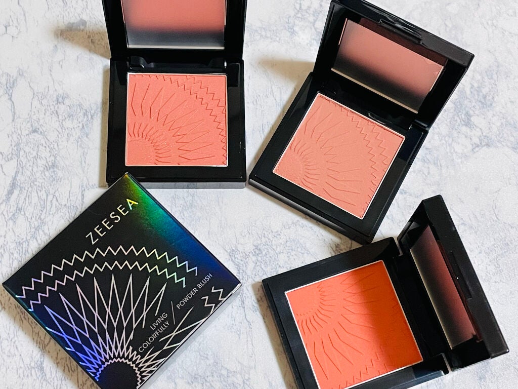 薄霧錦紗 単色チーク/ZEESEA/パウダーチークを使ったクチコミ(1枚目)