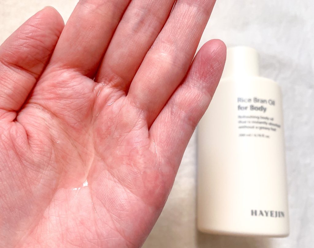 ライスブランオイルフォーボディ/HAYEJIN/ボディオイルを使ったクチコミ（3枚目）