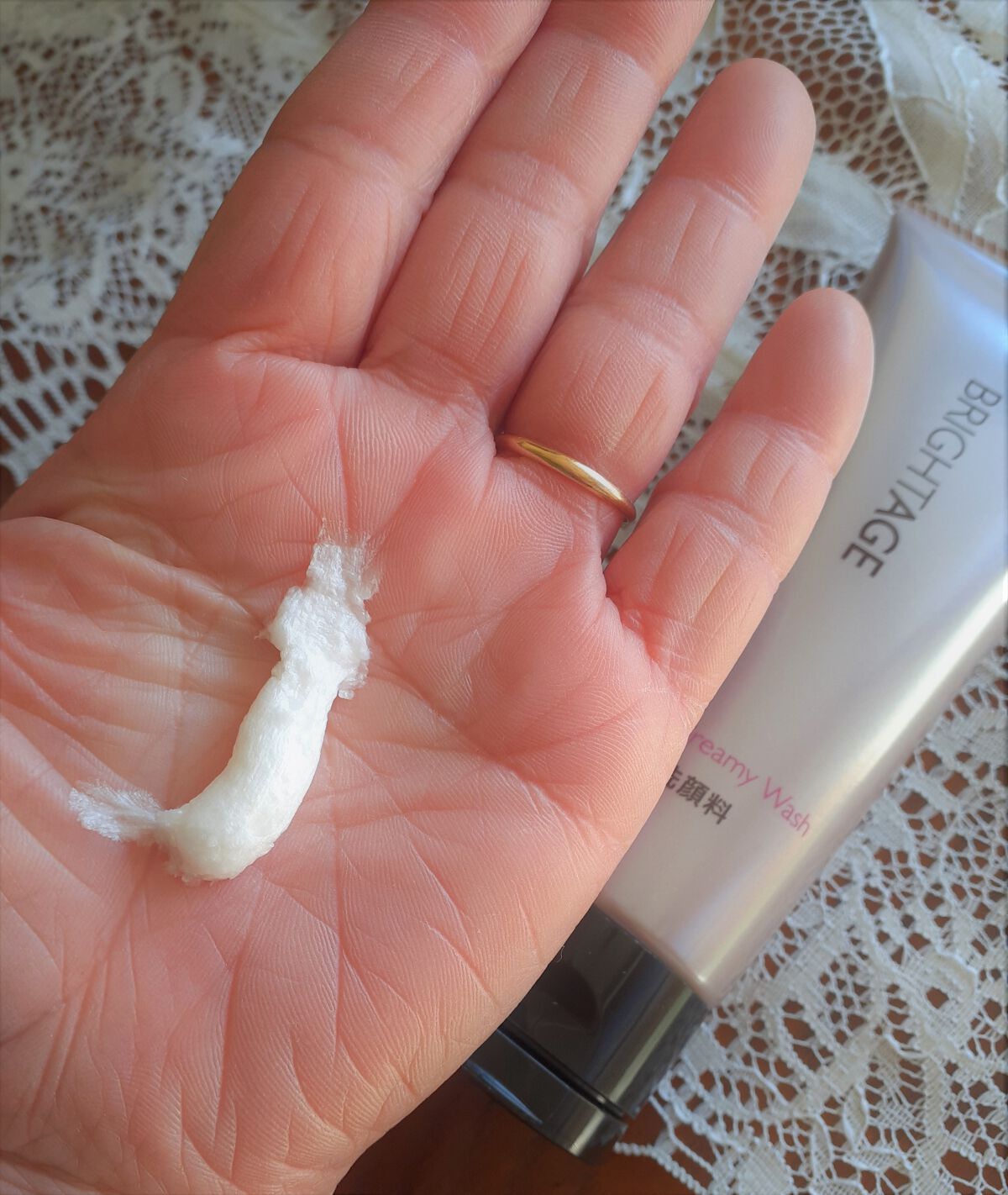 クリア クリーミーウォッシュ/BRIGHTAGE/洗顔フォームを使ったクチコミ（1枚目）