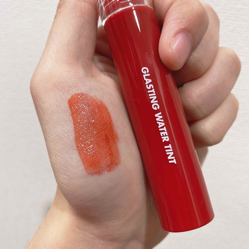 グラスティングウォーターティント/rom&nd/リップティントを使ったクチコミ(3枚目)