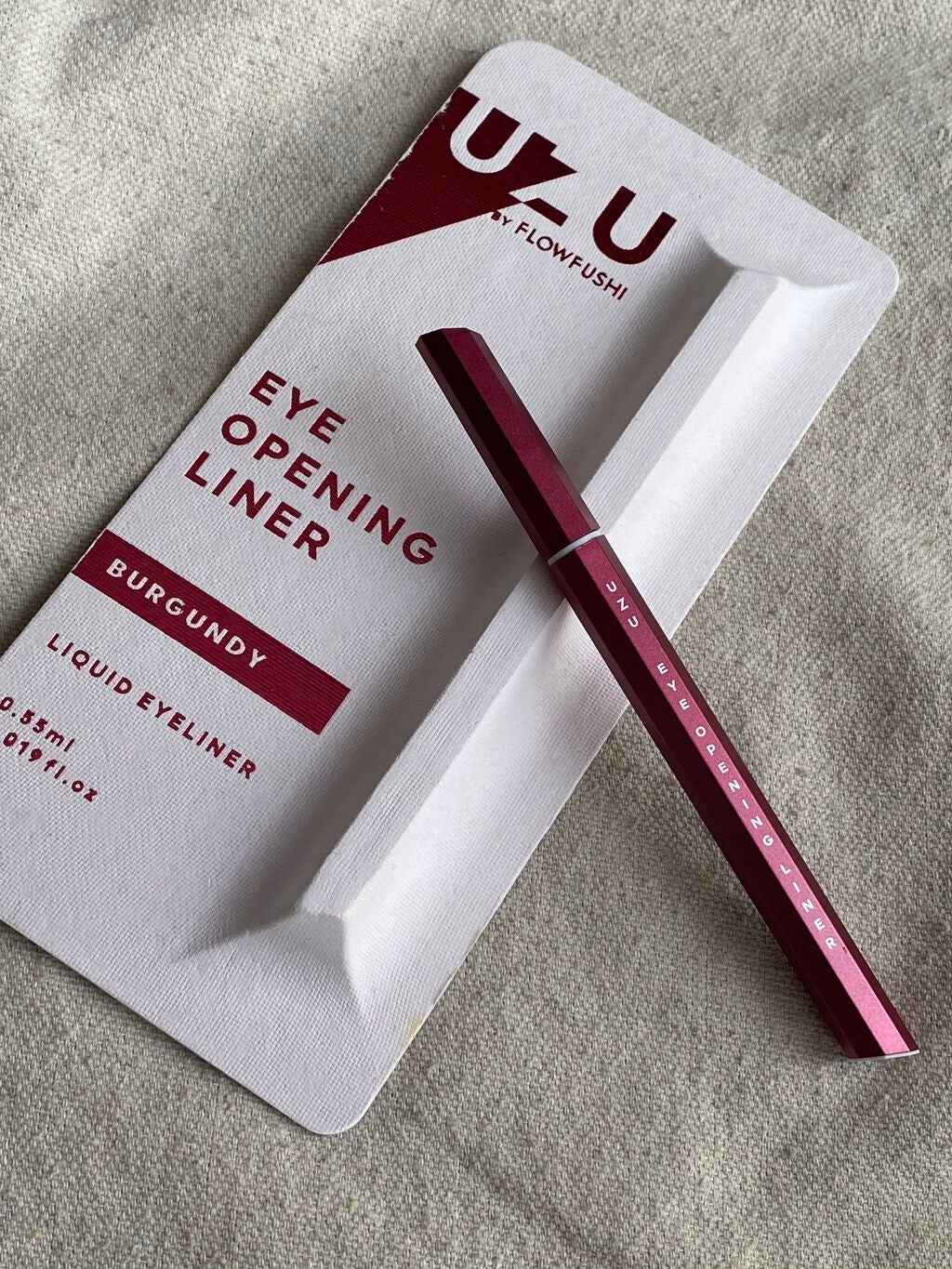 EYE OPENING LINER/UZU BY FLOWFUSHI/リキッドアイライナーを使ったクチコミ(1枚目)