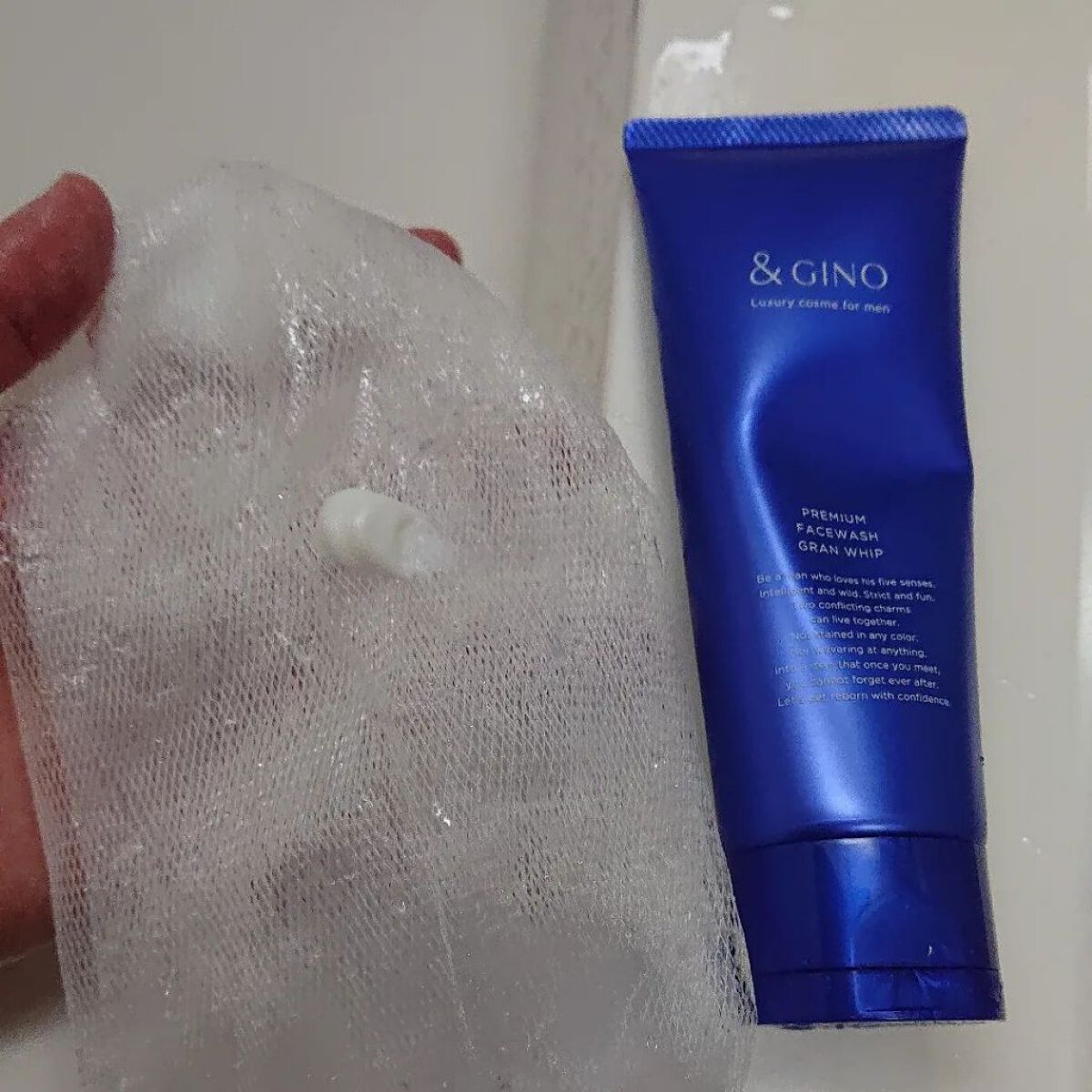 プレミアムフェイスウォッシュ グランホイップ/&GINO/洗顔フォームを使ったクチコミ（3枚目）