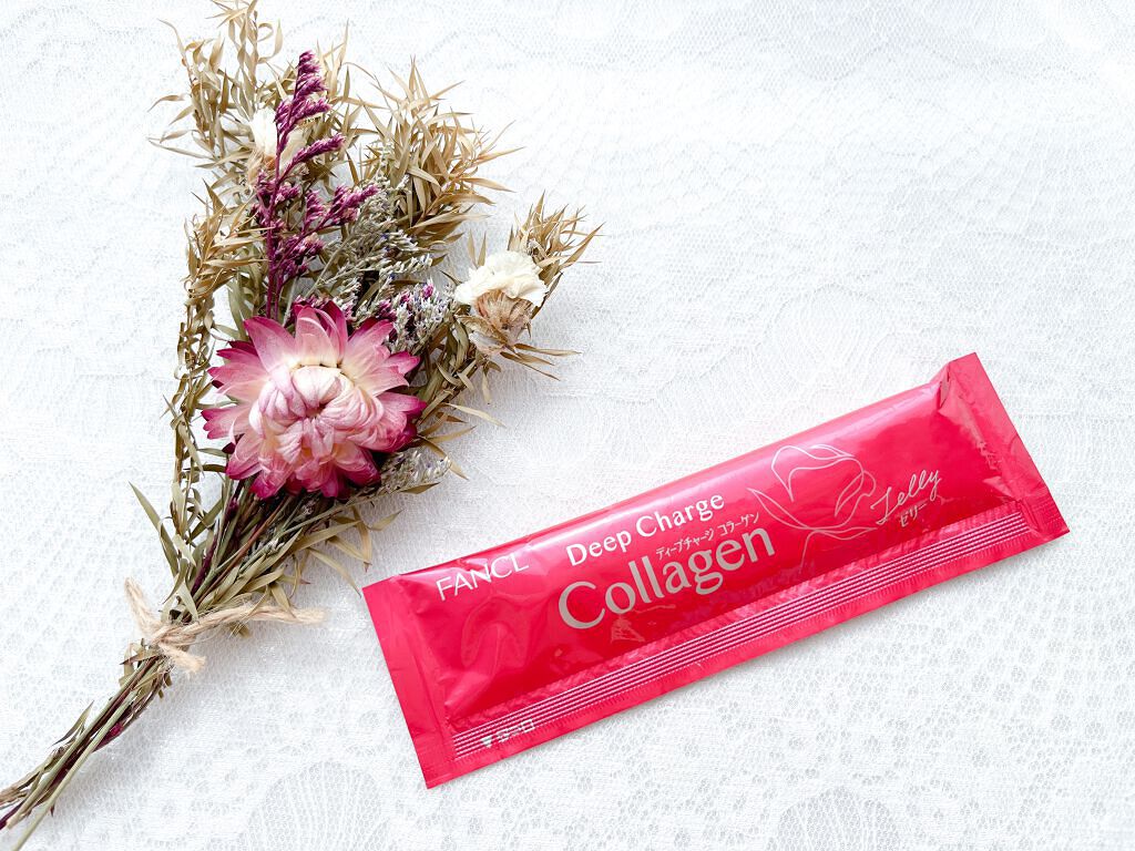 ディープチャージ  コラーゲン スティックゼリー/ファンケル/美容サプリメントを使ったクチコミ（2枚目）