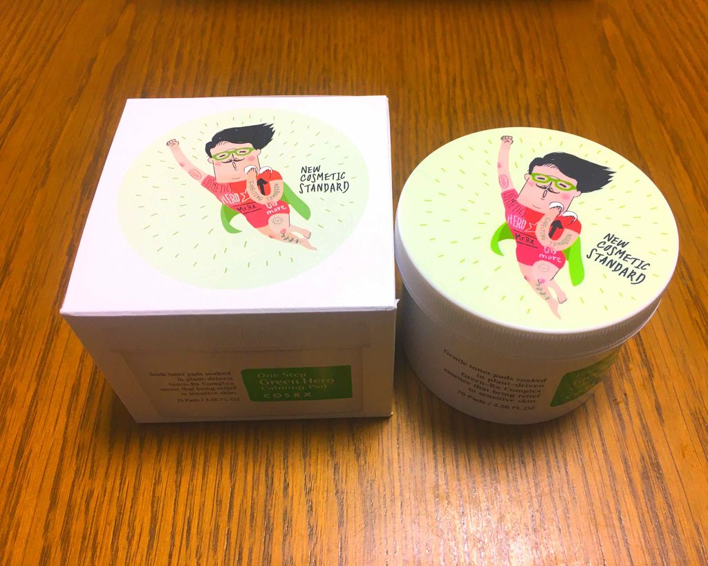 ワンステップグリーンカーミングパッド/COSRX/トナーパッドを使ったクチコミ（1枚目）