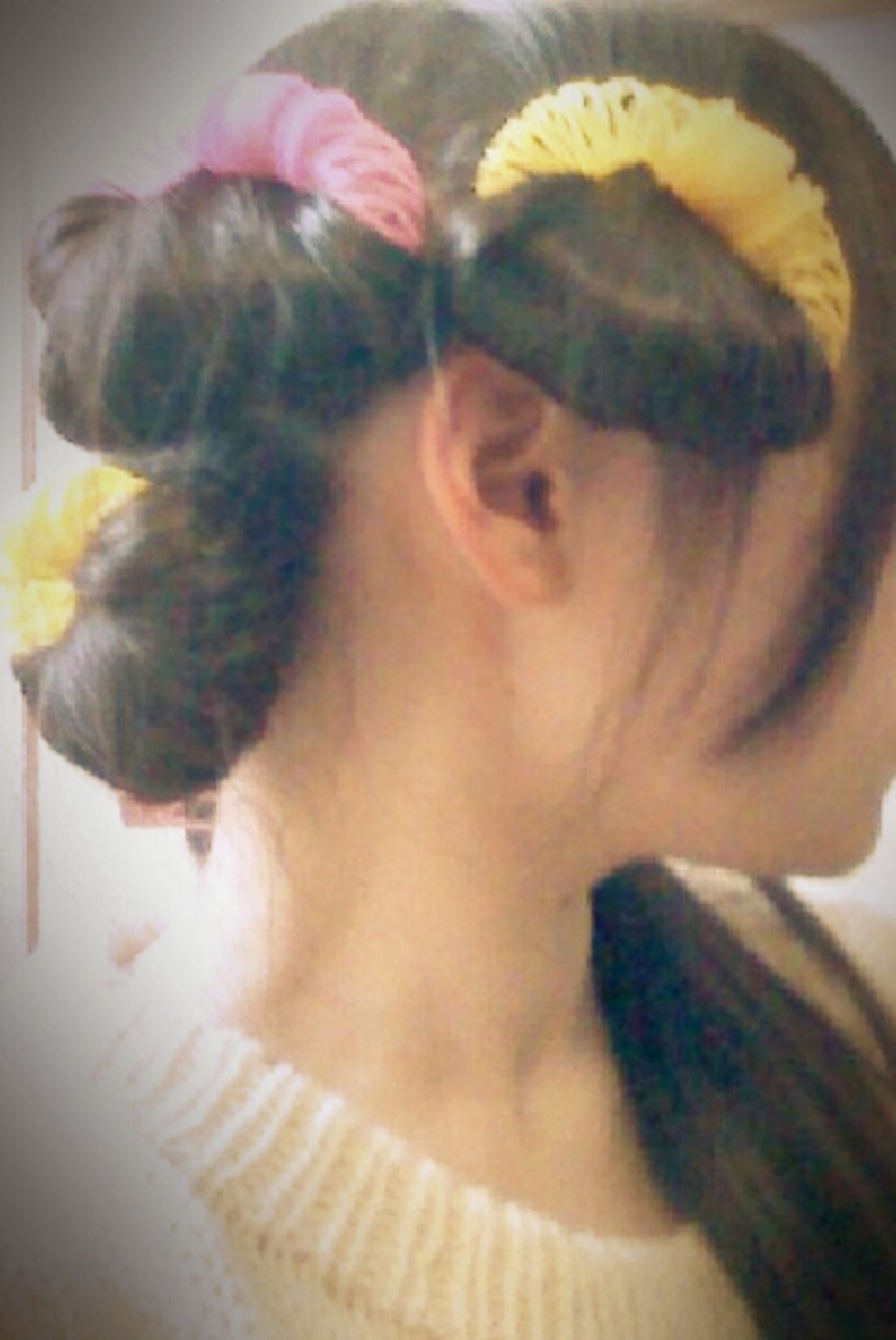 くる巻きジェンヌ/ラッキートレンディ/ヘアアクセサリーを使ったクチコミ(2枚目)