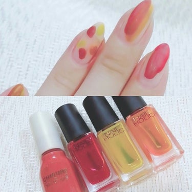 ネイルホリック Juicy color OR205/ネイルホリック/マニキュアを使ったクチコミ（3枚目）