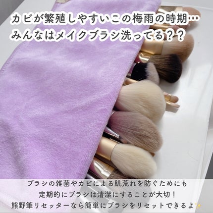 熊野筆リセッター/博雲堂/その他化粧小物を使ったクチコミ(2枚目)