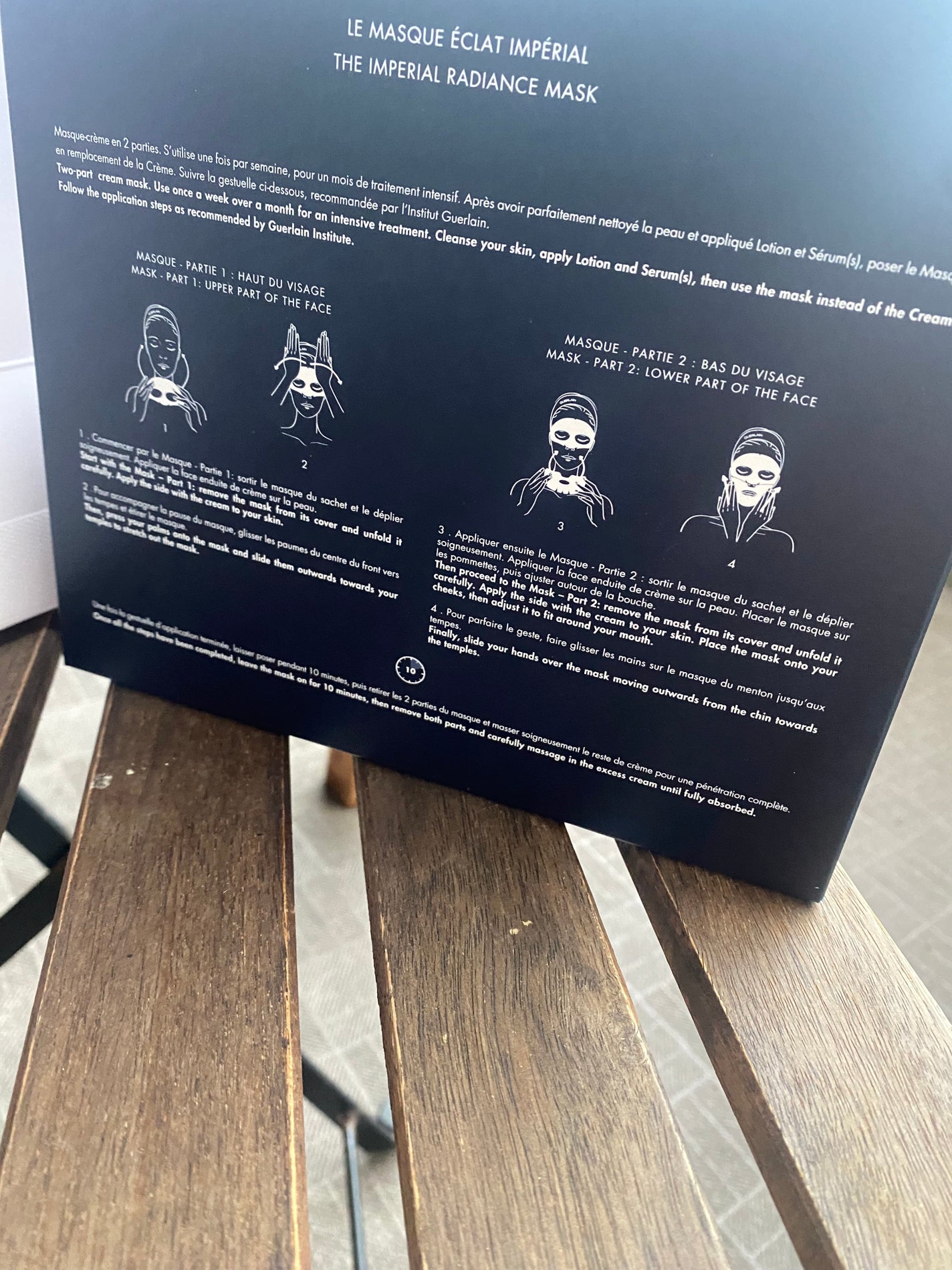 オーキデ アンペリアル ザ ラディアンス マスク/GUERLAIN/シートマスク・パックを使ったクチコミ(4枚目)