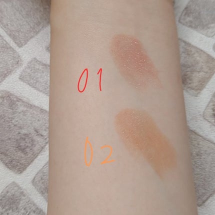 リップカラーシールド/CEZANNE/口紅を使ったクチコミ(3枚目)