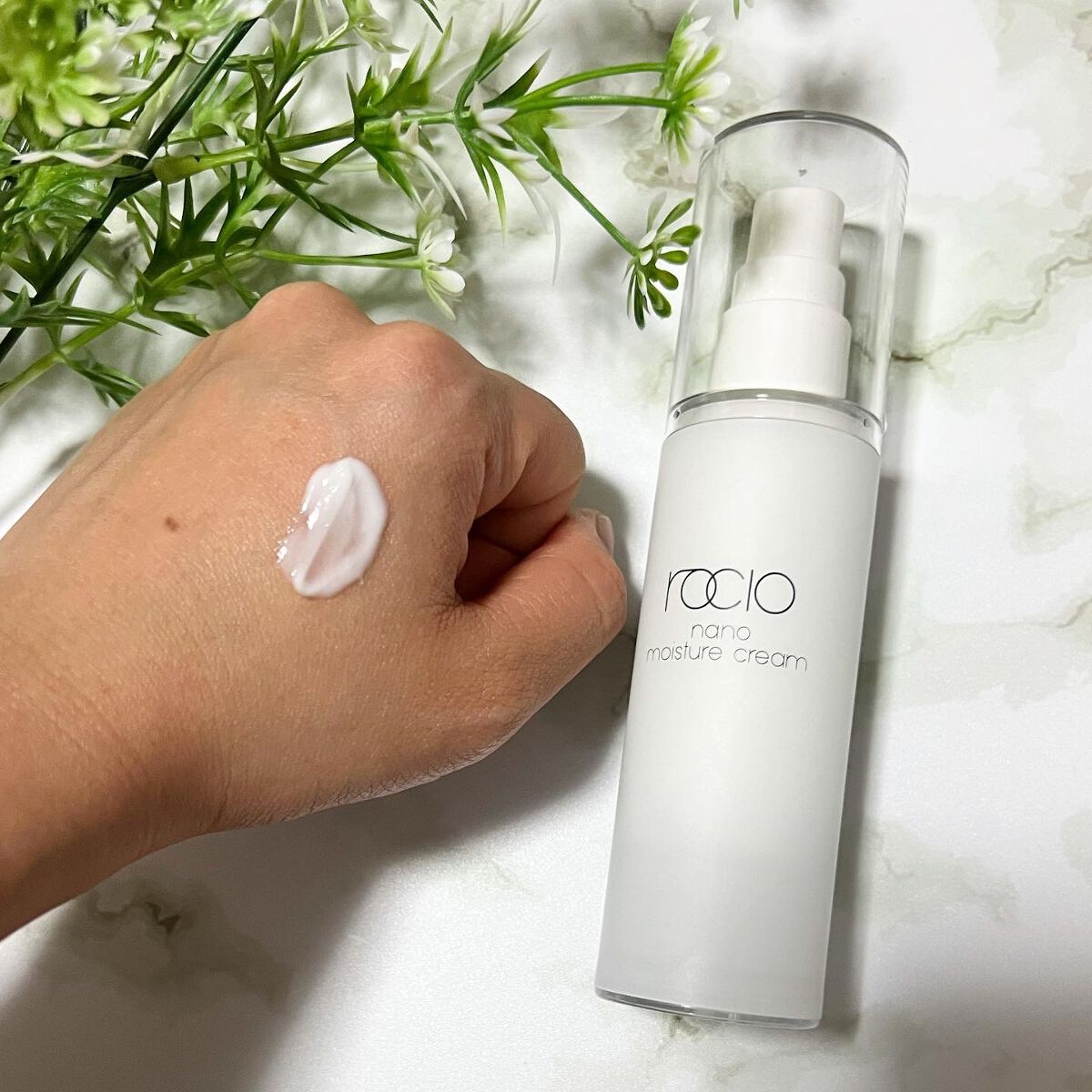 ナノモイスチュアクリーム/ rocio /フェイスクリームを使ったクチコミ（3枚目）