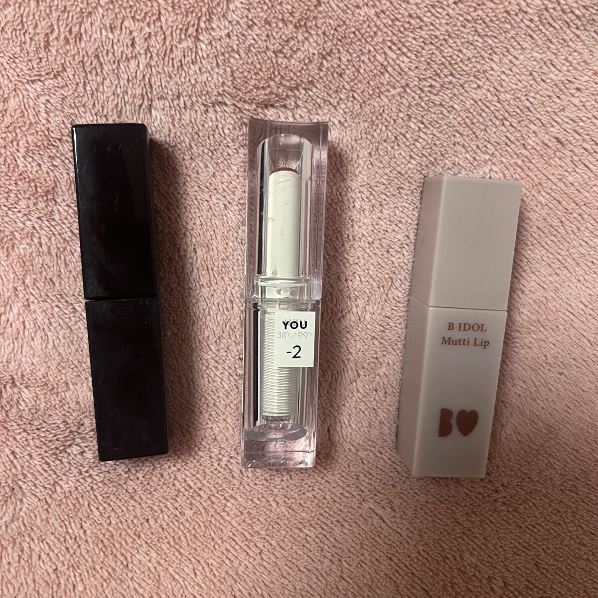 38℃/99℉ LIPSTICK  ＜YOU＞/UZU BY FLOWFUSHI/口紅を使ったクチコミ（1枚目）