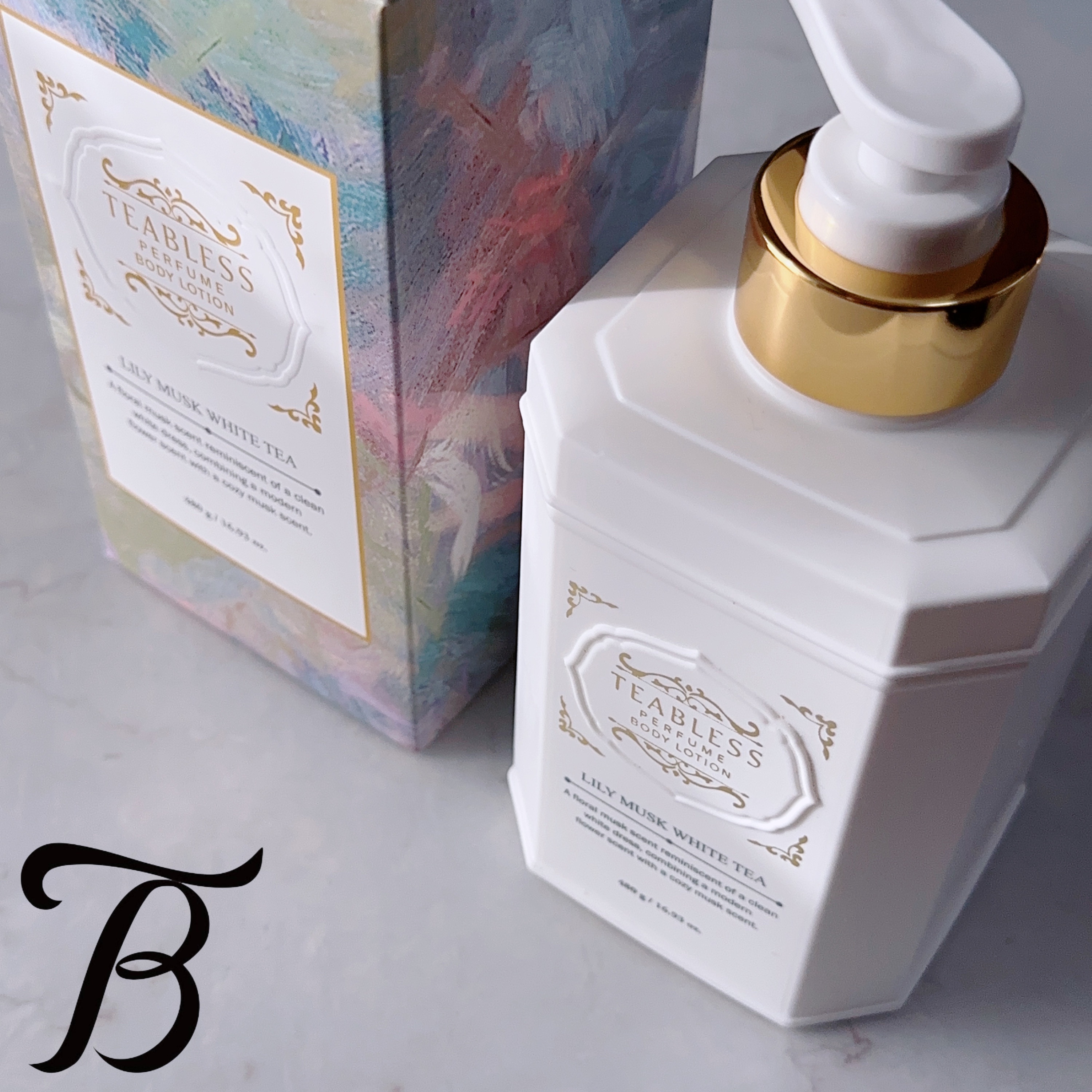 パフュームボディローション リリィムスクホワイトティー/TEABLESS/ボディローションを使ったクチコミ（1枚目）