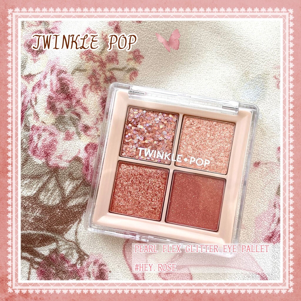 TWINKLE POP Pearl Flex Glitter Eye Palette/CLIO/アイシャドウパレットを使ったクチコミ(1枚目)