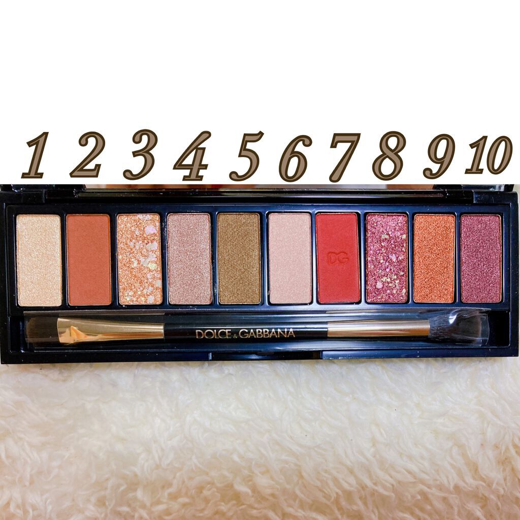アイラブハート/DOLCE&GABBANA BEAUTY/アイシャドウパレットを使ったクチコミ(2枚目)