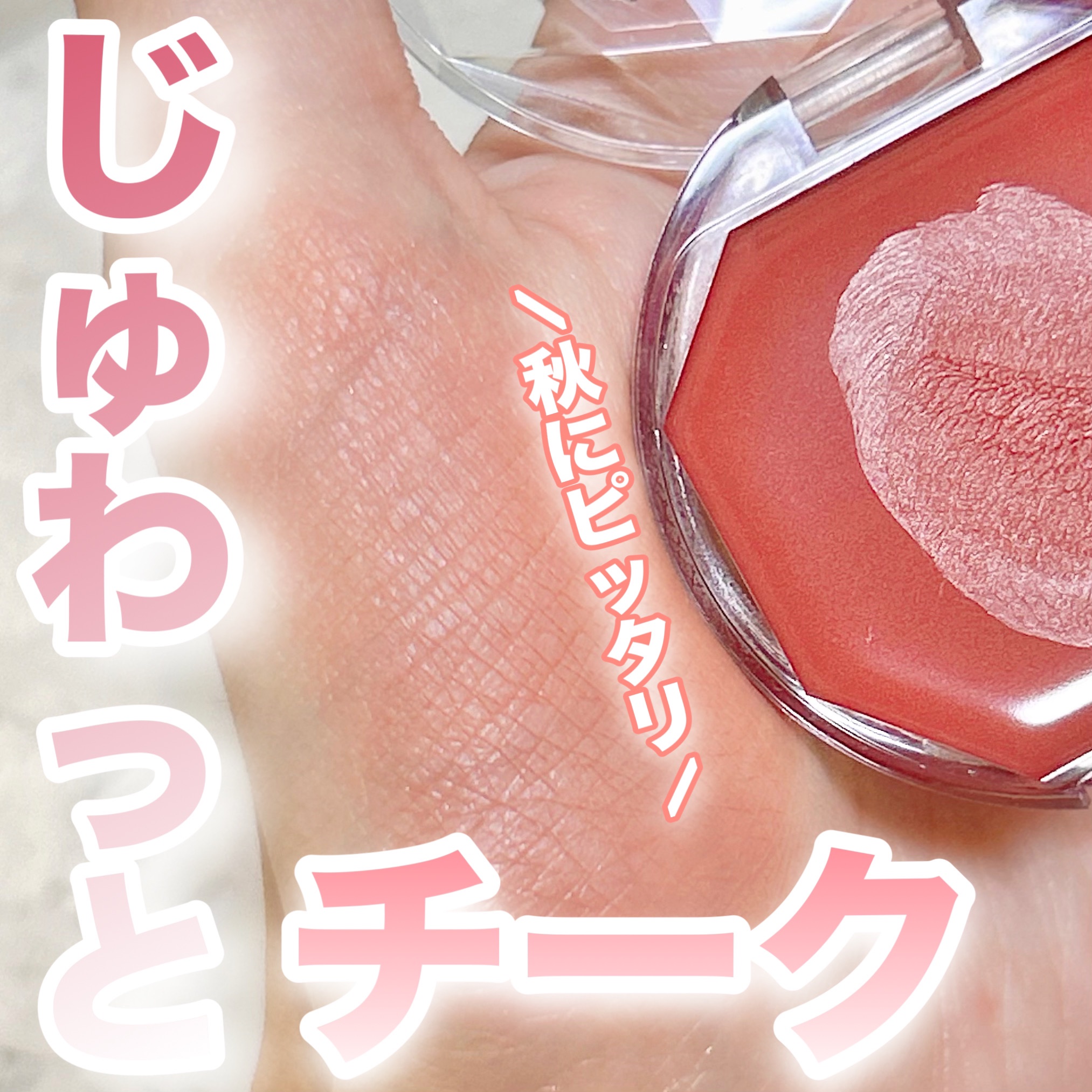 クリームチーク 16 アーモンドテラコッタ/キャンメイク/ジェル・クリームチークを使ったクチコミ（1枚目）