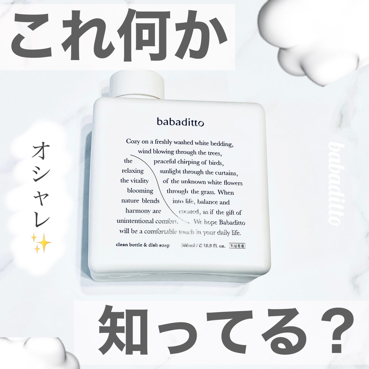 きれいな哺乳瓶&キッチン洗剤/babaditto/その他を使ったクチコミ(1枚目)