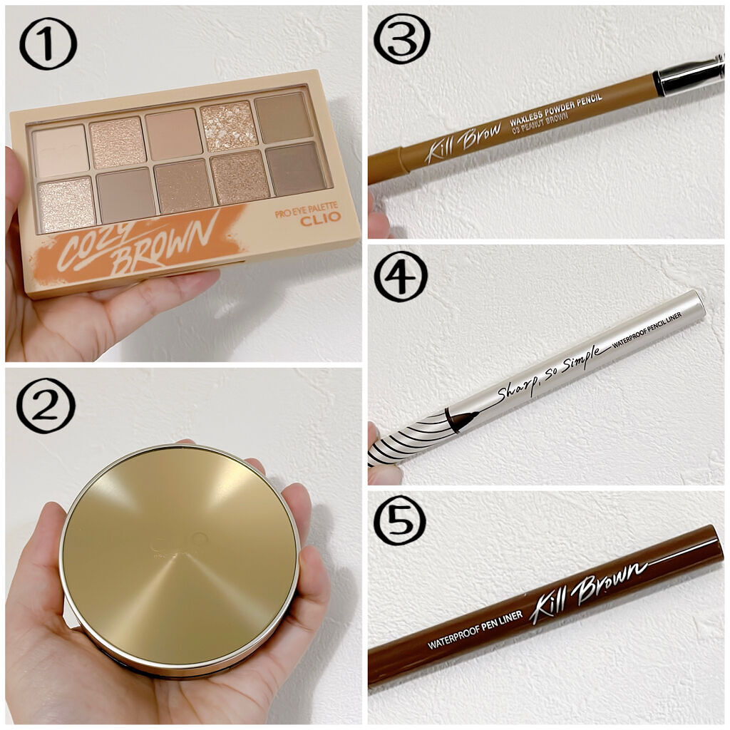 スーパープルーフ ペン ライナー 03 CACAO BROWN/CLIO/リキッドアイライナーを使ったクチコミ（2枚目）