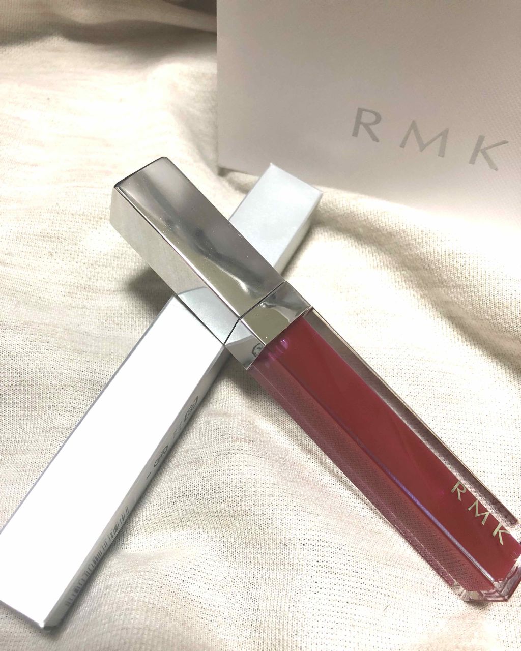 RMK リップジェリーグロス 13 チェリー ポップ/RMK/リップグロスを使ったクチコミ（3枚目）