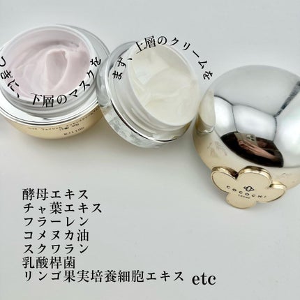 フェイシャル エッセンス クリームマスク/COCOCHI/フェイスクリームを使ったクチコミ(2枚目)