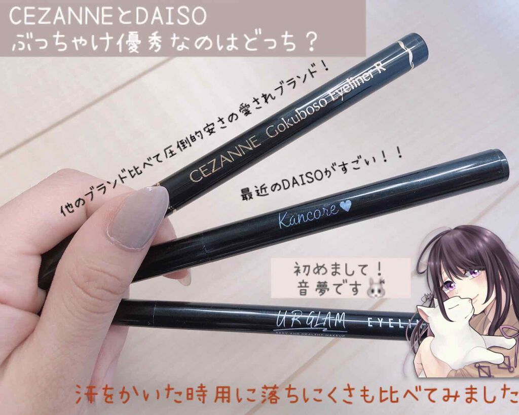 極細 アイライナーR/CEZANNE/リキッドアイライナーを使ったクチコミ(1枚目)