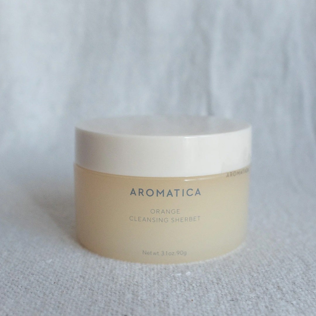 オレンジクレンジングシャーベット/AROMATICA/クレンジングバームを使ったクチコミ(4枚目)