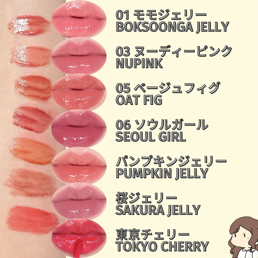 ジェルフィットティント/AMUSE/リップティントを使ったクチコミ（3枚目）