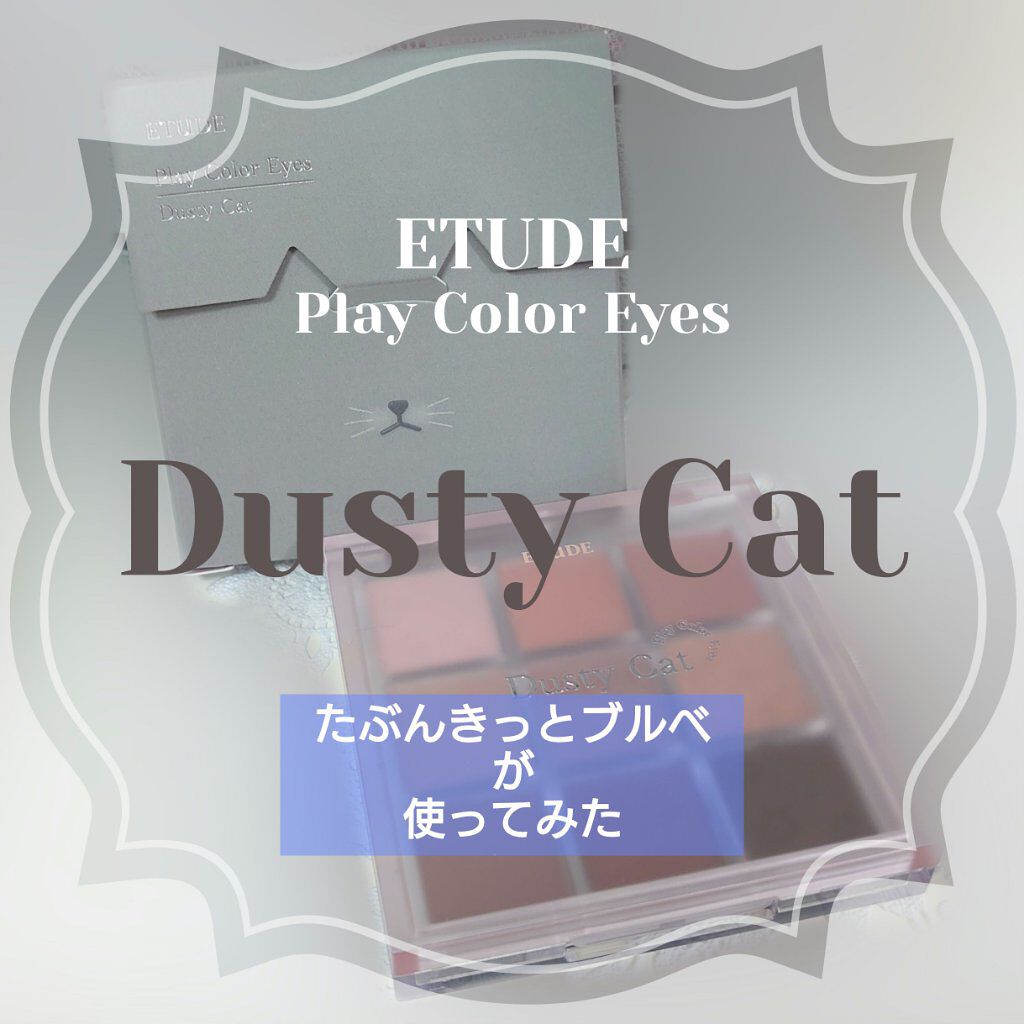 プレイカラーアイズ ダスティキャット/ETUDE/アイシャドウパレットを使ったクチコミ（1枚目）