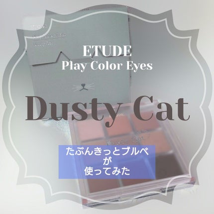 プレイカラーアイズ ダスティキャット/ETUDE/アイシャドウパレットを使ったクチコミ(1枚目)