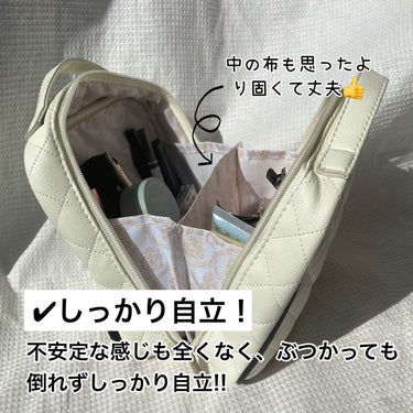 宝島社 nanakoななこが本気で作ったleur charmeコスメポーチのクチコミ「買ってよかった!🥹🥹ななこちゃんが作ったコスメポーチ!!

【紹介する商品】
nanakoなな.....」（3枚目）