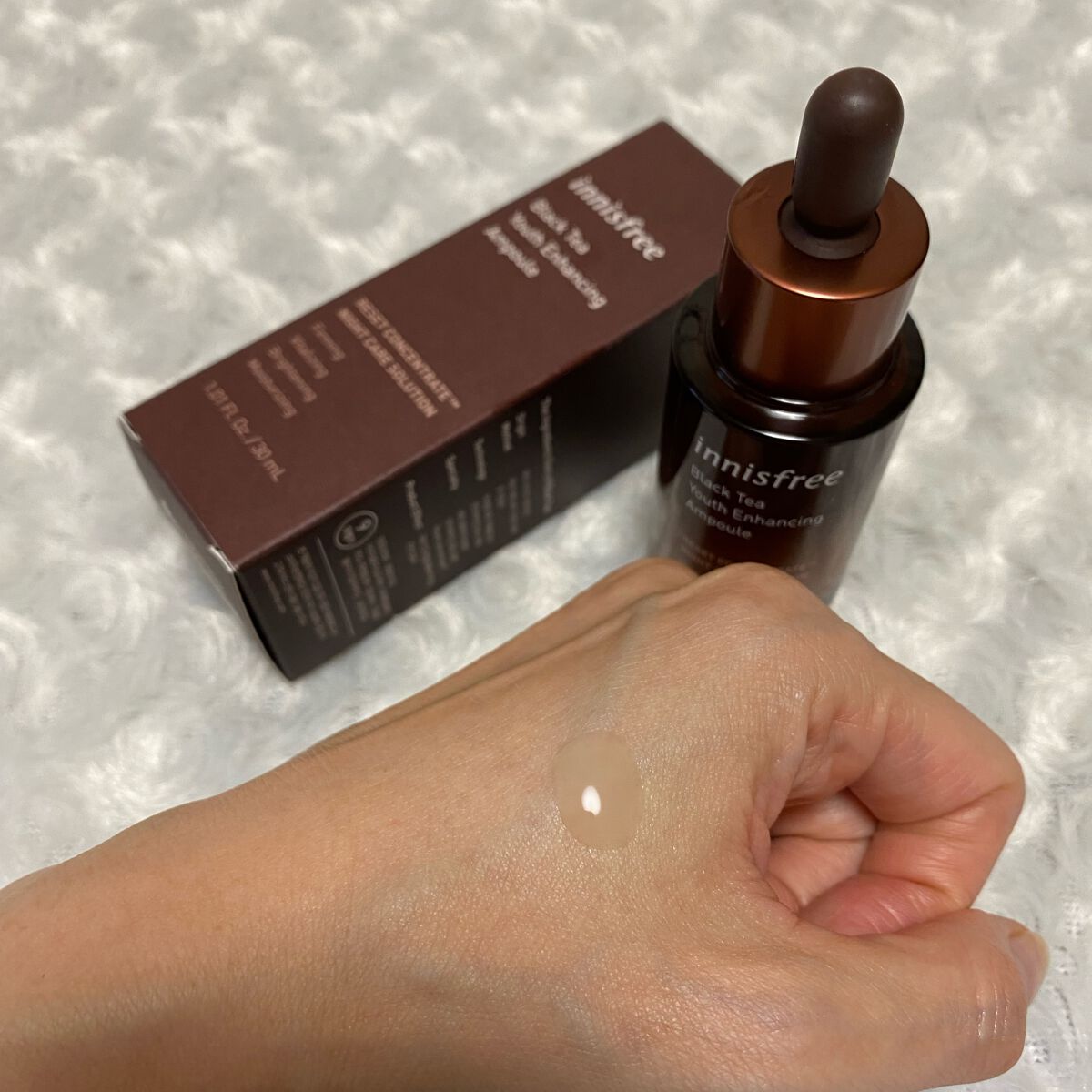 ブラックティー ユース セラム/innisfree/美容液を使ったクチコミ(2枚目)