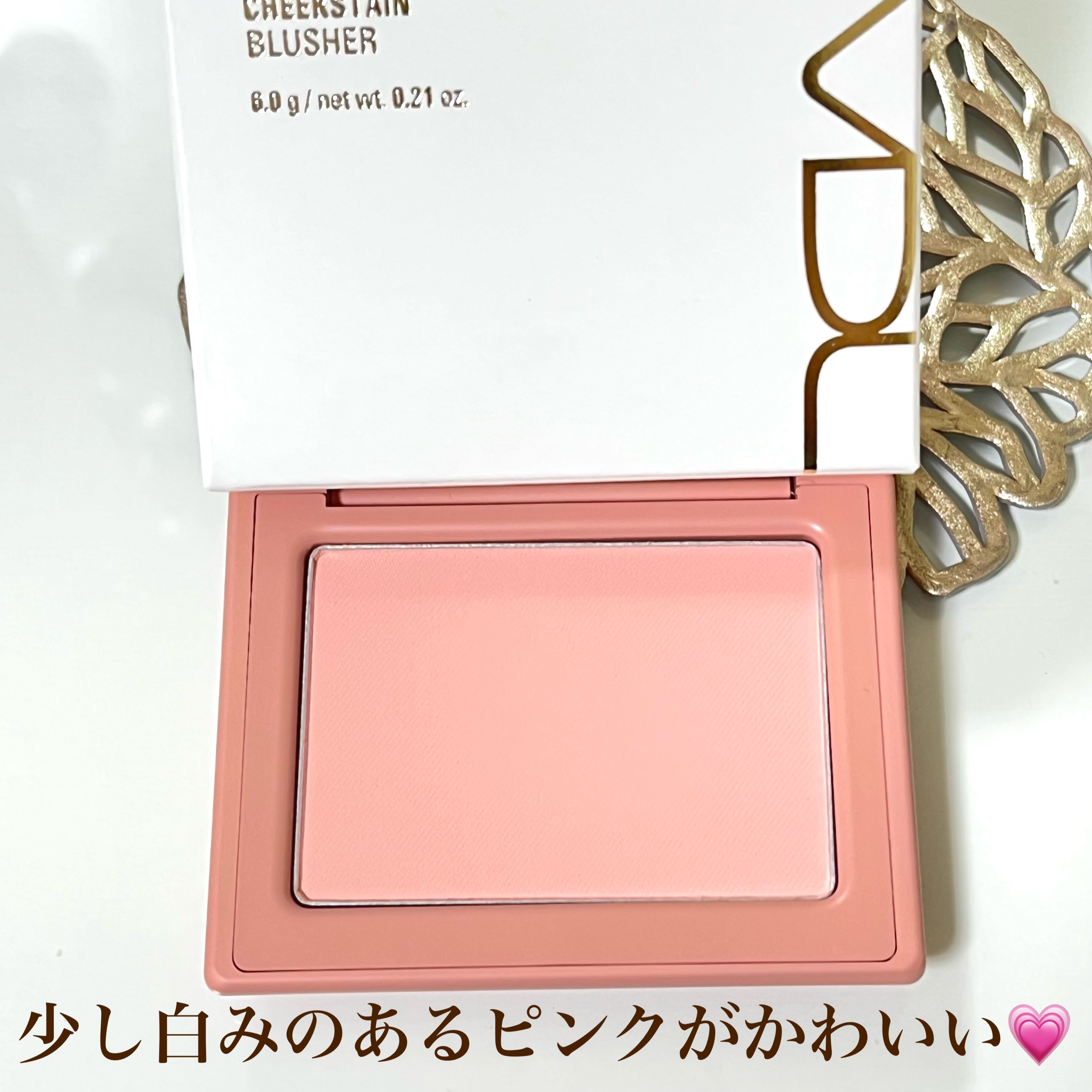 チークステイン ブラッシャー/VDL/パウダーチークを使ったクチコミ（2枚目）