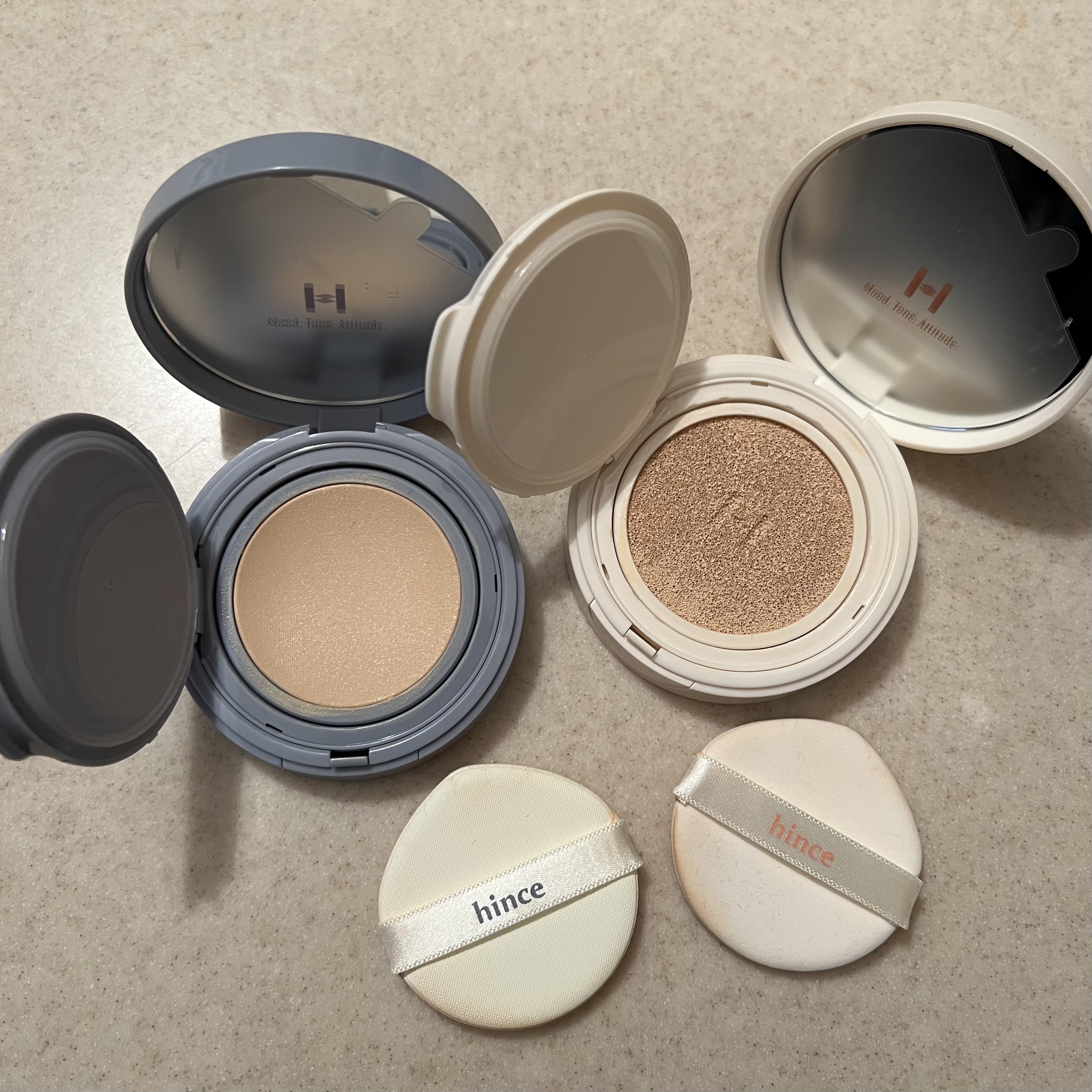 セカンドスキングロウクッション/hince/クッションファンデーションを使ったクチコミ（3枚目）